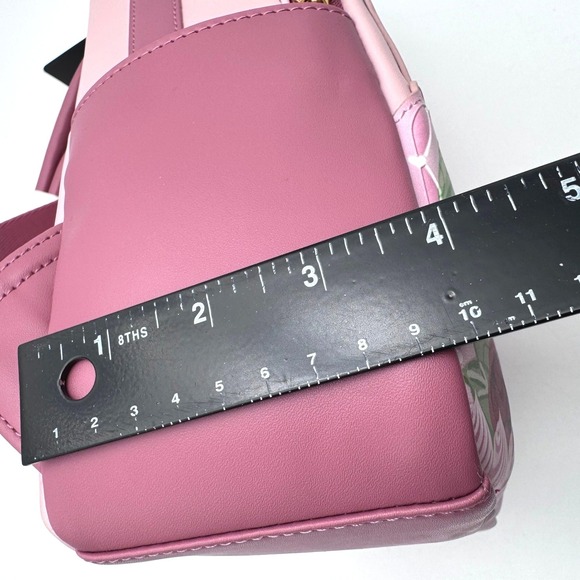 DISNEY LOUNGEFLY NWT Alice in Wonderland Pink Cake‎ Mini Backpack Tea Party main image 7